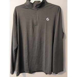 NWOT-Men's JumGear 1/4 Zip Pullover Size XL Dark‎ Gray